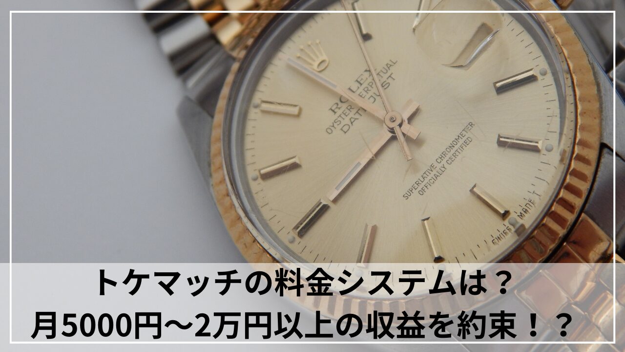 トケマッチの料金システムは？月5000円〜2万円以上の収益が約束されていた？