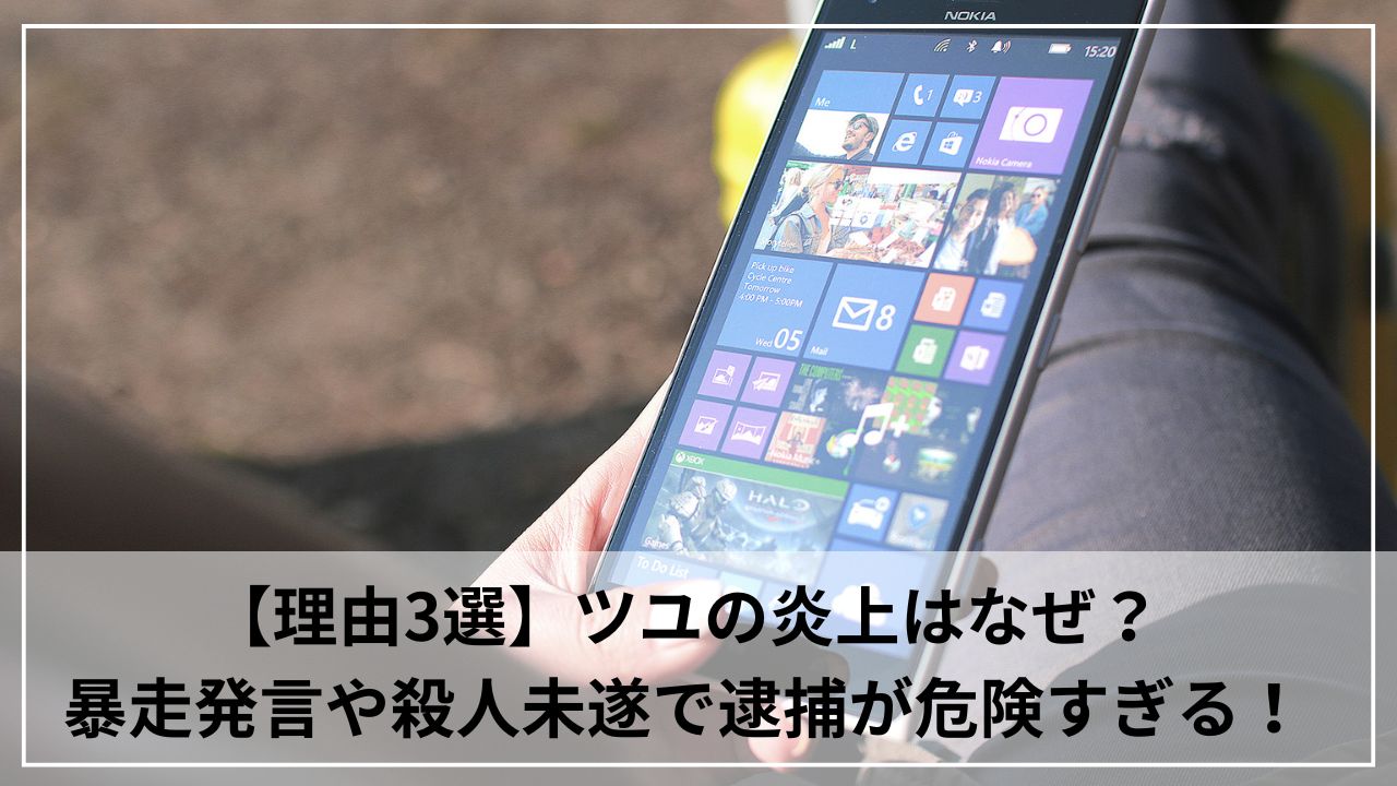 【理由3選】ツユの炎上はなぜ？過去の暴走発言や殺人未遂で逮捕が危険すぎる！